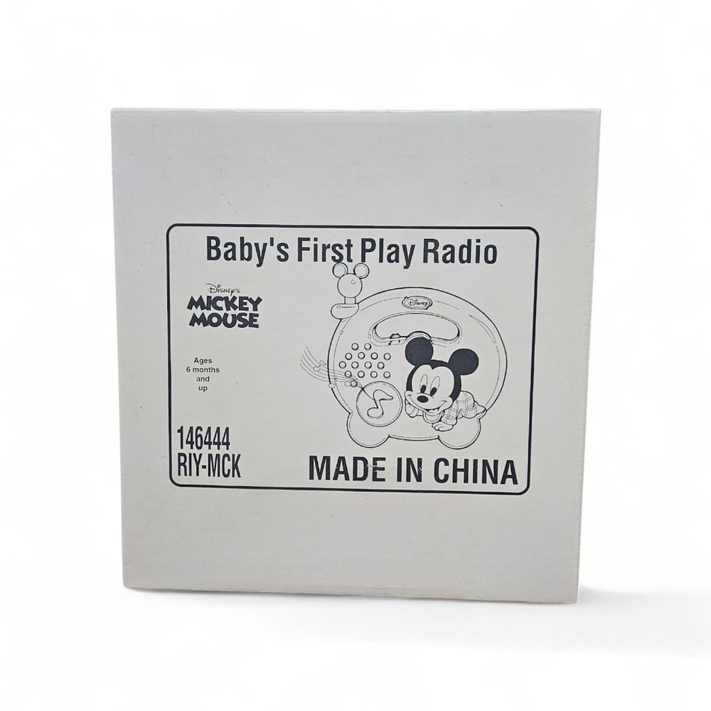 Disney Mickey Mouse Vintage 2000 Baby Play Radio Toy